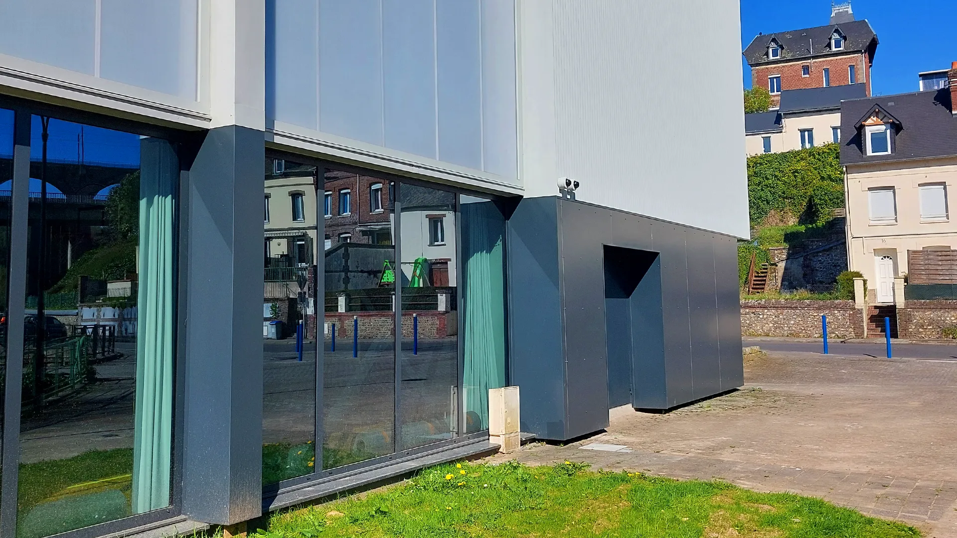 Plan infrastructure de la ville de Barentin équipé de camera Comelit